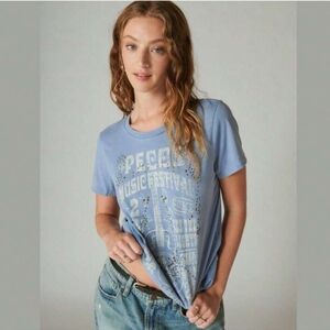 Pecos Music Festival Blue Graphic T-Shirt